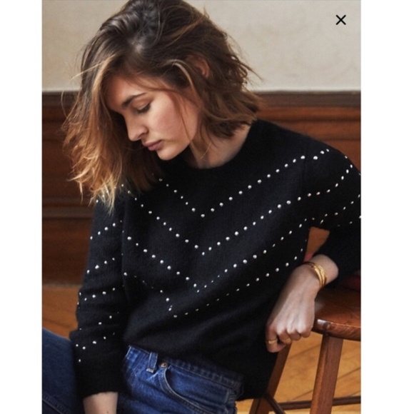 Sezane Elliott Sweater Mohair Wool Blend - Picture 2 of 7